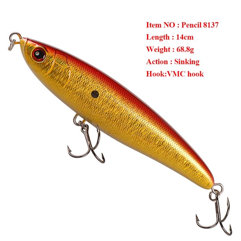 smrt 子弹铅笔路亚饵1cm/8.8g沉水海钓大物假饵拟饵仿真鱼饵,户外/登山/野营/旅行用品,路亚饵,淘宝优惠券,粉丝福利购,淘宝优惠卷