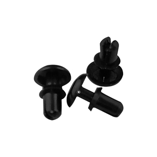 尼龙插销式铆钉塑料铆钉R形/型PC板塑胶子母铆钉编程机器人连接件