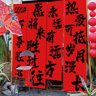 龙年条幅挂布橱窗门头背景布装饰商场布置打卡点拍照道具摆件春节