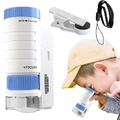 Microscope Kids 60X-120X Portable Handheld Microscope