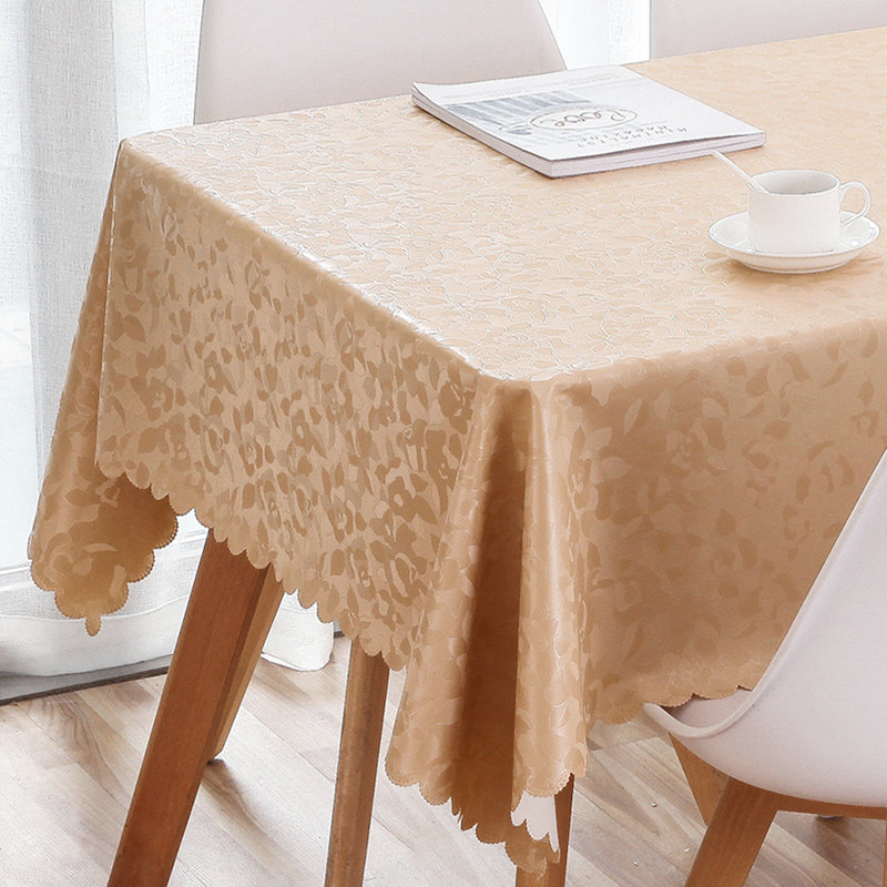 家用欧式桌布防水酒店餐桌布艺 餐厅茶几防烫防油免洗加厚长方形,居家布艺,桌布,淘宝优惠券,粉丝福利购,淘宝优惠卷