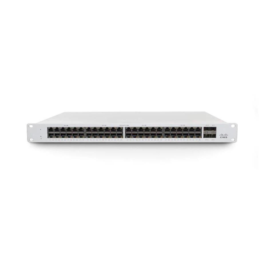 Meraki云端平台管理48口千兆4光口2/层交换机MS10-48XPoe+