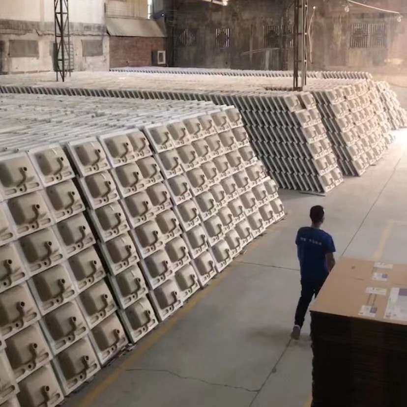 潮州高温陶瓷盆无龙头孔一体式洗手台盆小户型窄边一体陶瓷盆