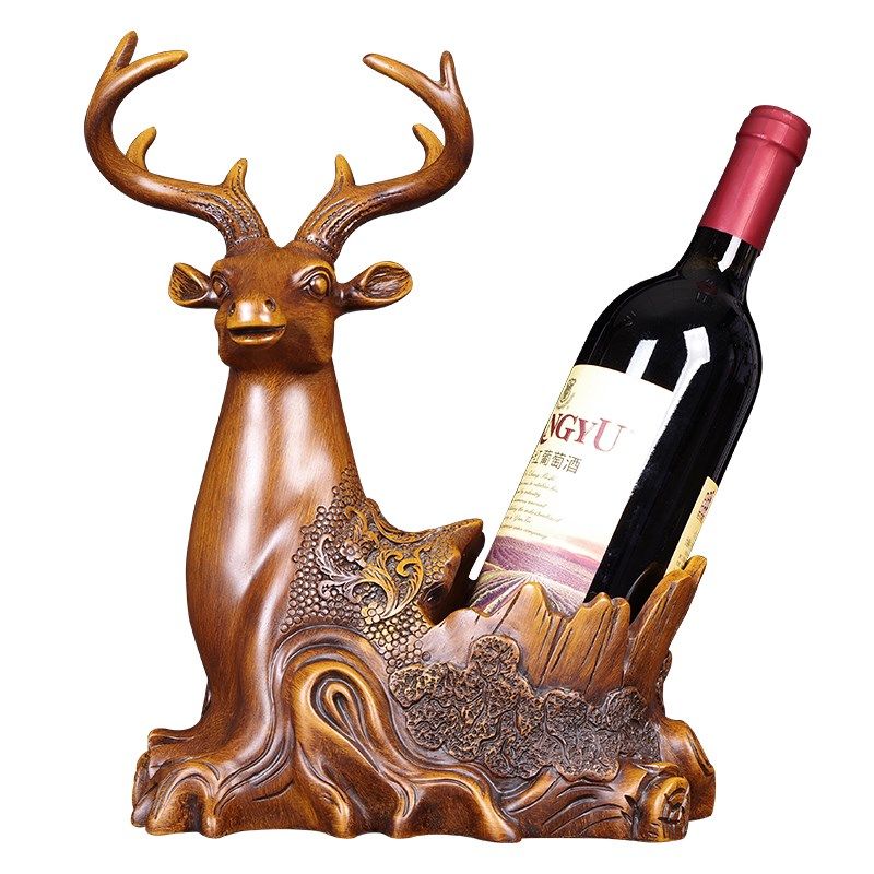 创意欧式梅花鹿酒架摆件客厅酒架电视柜玄关家居装饰乔迁新居礼品,家居饰品,装饰摆件,淘宝优惠券,粉丝福利购,淘宝优惠卷