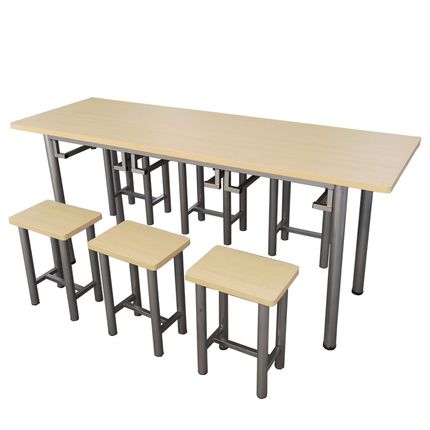 人长快餐学校食堂餐厅人位桌子桌椅餐桌椅公司员工职工饭堂