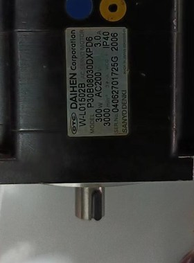 OTC机器人电机P30B010DXPD3保修3个月