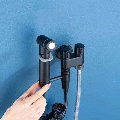 Toilet Cleaning Bidet Toilet Sprayer Set Cold Water Portable