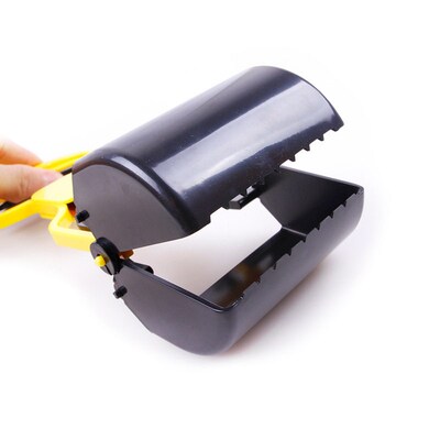 Pet Cat Dog Feces Cleaner Pooper Scooper Long Handle Jaw Poo
