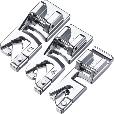 Hot Sale 3MM/4MM/6MM Rolled Hem  Foot Presser Foot For Broth