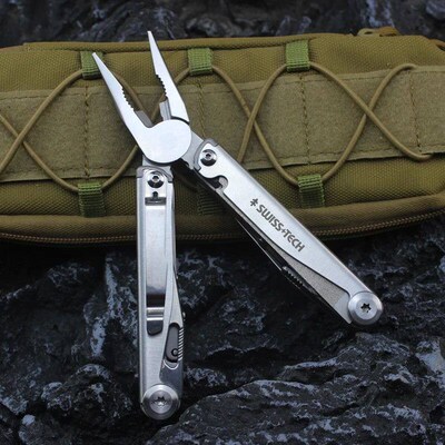 SwissTech Folding Multitool Pliers 18 in 1 Multi-functional