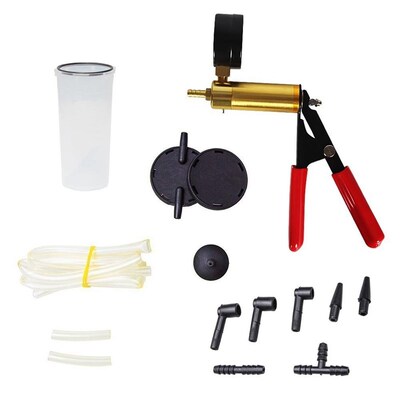 2 In 1 Brake Bleeder Kit Hand Held Vacuum Pump Test Set For