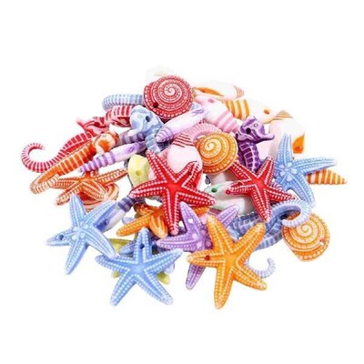 48 Pcs Marine Animals Decoration Mini Sea Decorations Ocean
