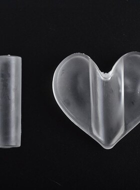 1pcs New Transparent Metal Press Nail Mould Star Heart Shape