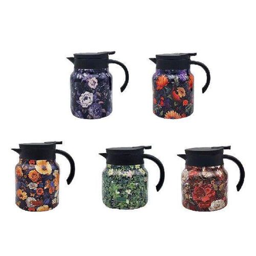 AssortedColor Vintage Patterned Teapot Tea Fresh And Warm