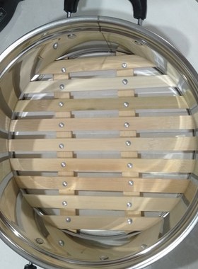 小帅厨多功能铸铁锅电炒热锅2CM蒸锅养身无涂层竹笼屉锅加深加厚