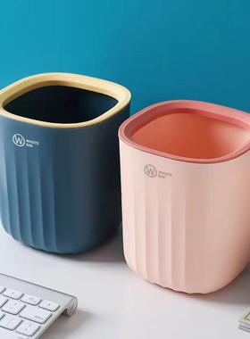 多功能无盖桌面垃圾桶家用小号垃圾桶茶几客厅办公室迷你垃圾桶