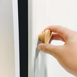 原木拉手长实木门把手柜子抽屉衣柜柜门木质拉手高档柜子把手木