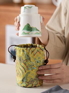 携旅茶P2024010杯具套装整套功夫茶具便快客杯一壶二行户外泡茶壶