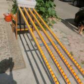 流利条货新式 道弯道出菌流利条工588轨轮滑轮运输工具卸货卸滑具