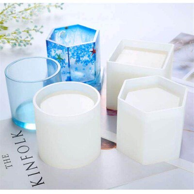 Crystal glue dropping multi meat potted flower pot pen holde