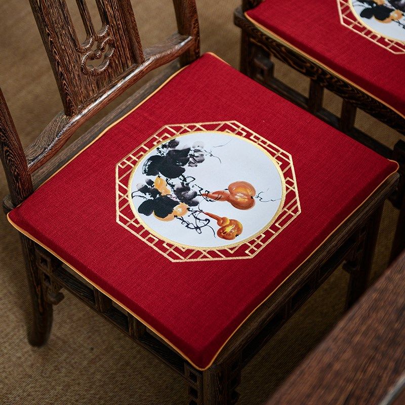 中式沙发椅子坐垫刺绣实木家具垫圈椅太师椅垫官帽椅茶椅垫子,居家布艺,椅垫,淘宝优惠券,粉丝福利购,淘宝优惠卷