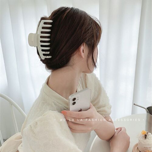 Hot Sale Solid Color Claw Clip Large Barrette Crab Hair Claw