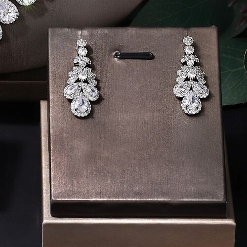 2023 Zircon Super Deluxe Tassel Water Drop Big Wedding Brida