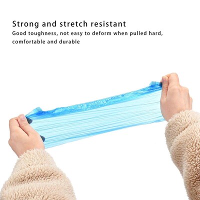 100pc/et Platic Dipoable Waterproof Shoe ver Non-Slip Wear-R