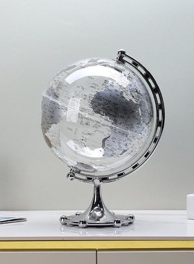 创意发光地球仪摆件办公室招财客厅玄关餐边柜装饰品书桌摆设