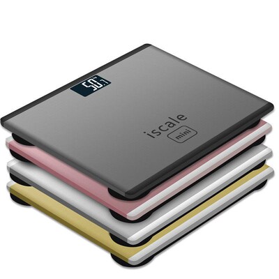 Mini Electronic Human Body Weight Scales Toughened Glas Home