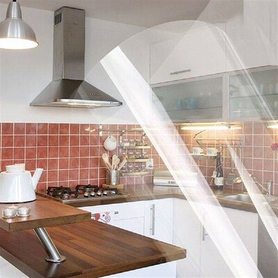 Selfadhesive Transparent Film Marble Wood Desktop