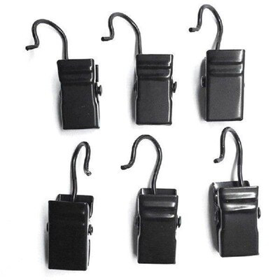 50Pcs Metal Curtain Clips With Hook Towel Photo Clips Home