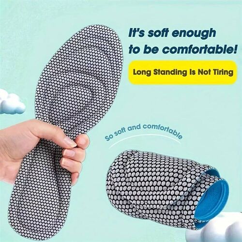 1/2 Pair Memory Foam dipoable Inole for Shoe Antibacterial D