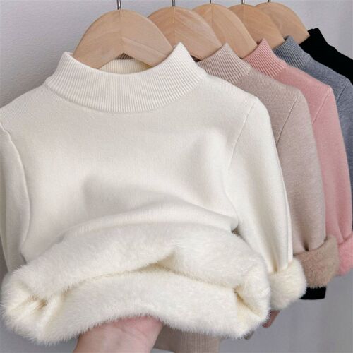 2025 Girls Velvet Sweater Integrated Velvet And Velvet Thic
