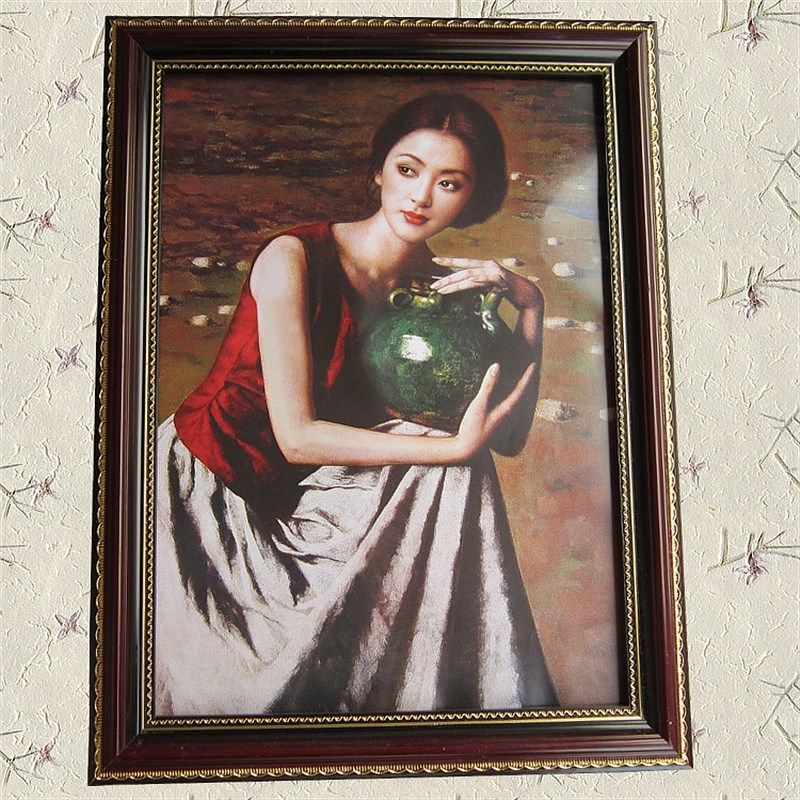 开素描画框 写真广告海报框 欧式实木相框 8开 38*53cm 可,家居饰品,相框/画框,淘宝优惠券,粉丝福利购,淘宝优惠卷