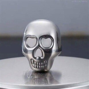 Reusable Skull Head Ice Cube Stainless Steel Chilling