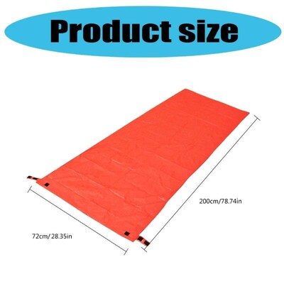 Nylons Silver Coated Sleep Bag Heat Retention Cold Weather C