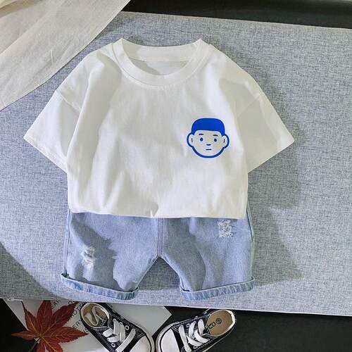 Summer newborn Baby Boys Girls Clothes Outfits sets Pullover