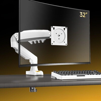 Computer monitor stand, robotic arm, cantilever desktop