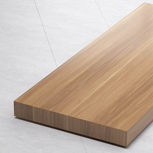 定制木板桌面板桌板台面实木免漆板异型板材电脑桌长方形松木板片