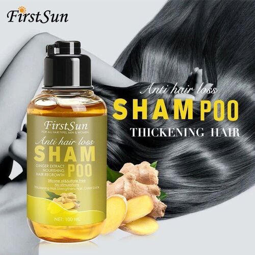 100ml ginger shampoo Anti-hair loss repair dry hair Gentle d
