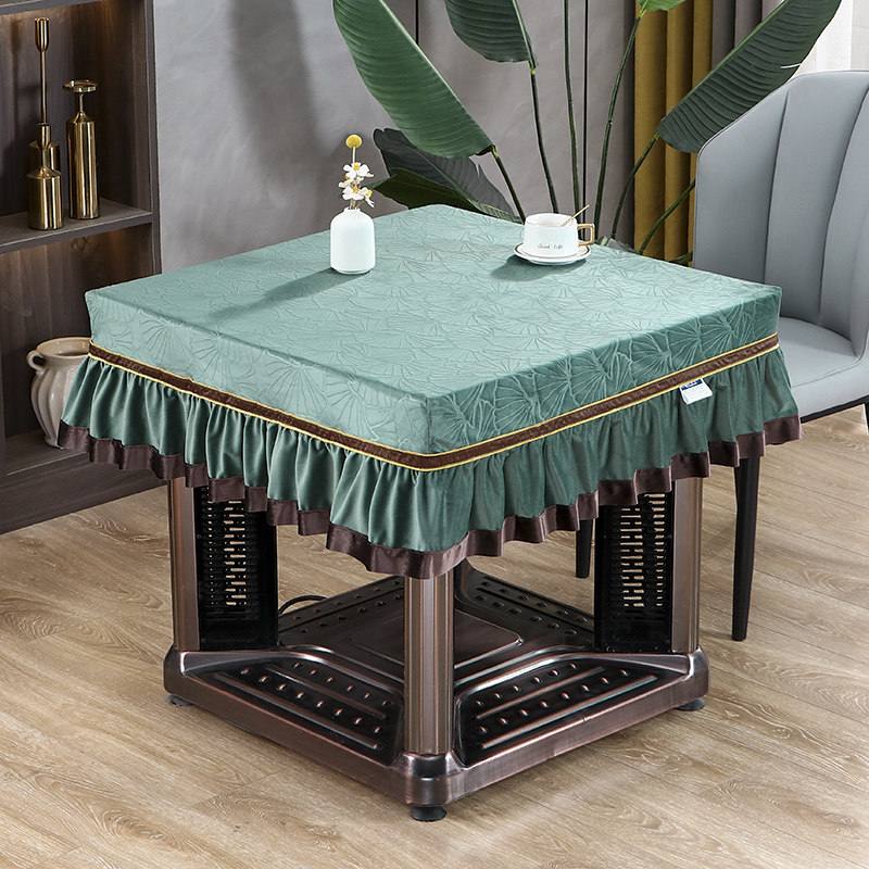 2023新款全自动麻将机正方形烤火桌子罩盖布防尘罩餐桌桌布电炉罩,居家布艺,烤火罩,淘宝优惠券,粉丝福利购,淘宝优惠卷