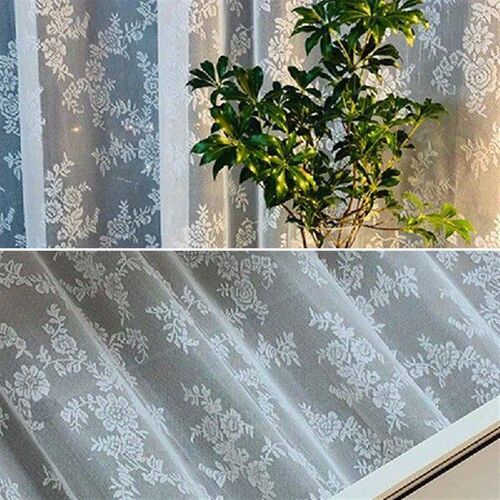 Pastoral Style Lace Sheer Curtains For Living Room Bedroom