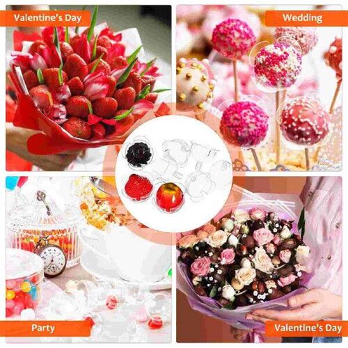 Chocolate Torus Balloon Sticks Round Base Flowers Candy