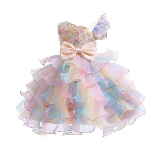 Girls Dresses Princess Childrens Dresses 2025 New Bow Girls