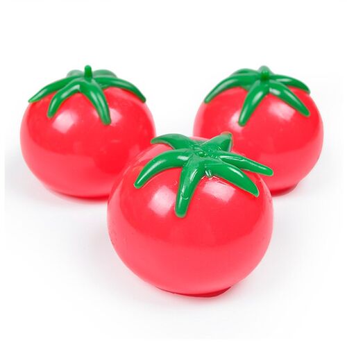 Tomato Squeeze Ball Stress Fidget soft toys Splat Sticky玩具