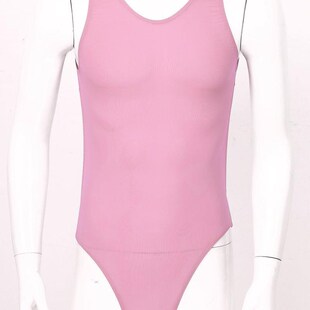 Men Sissy less Cutout One-piece Thong Lingeri