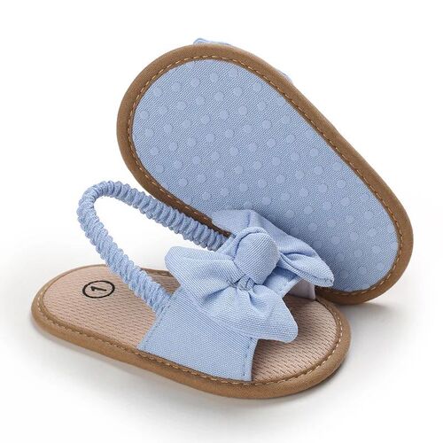 0-18m summer newborn girl baby boy sandals butterfly flat bo