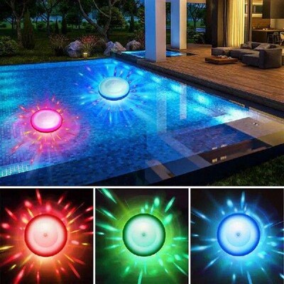Floating Pool Lights Waterproof Pool Light Float Decoration