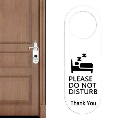 Do Not Disturb Sign Acrylic Offices Door Sign Double Sided
